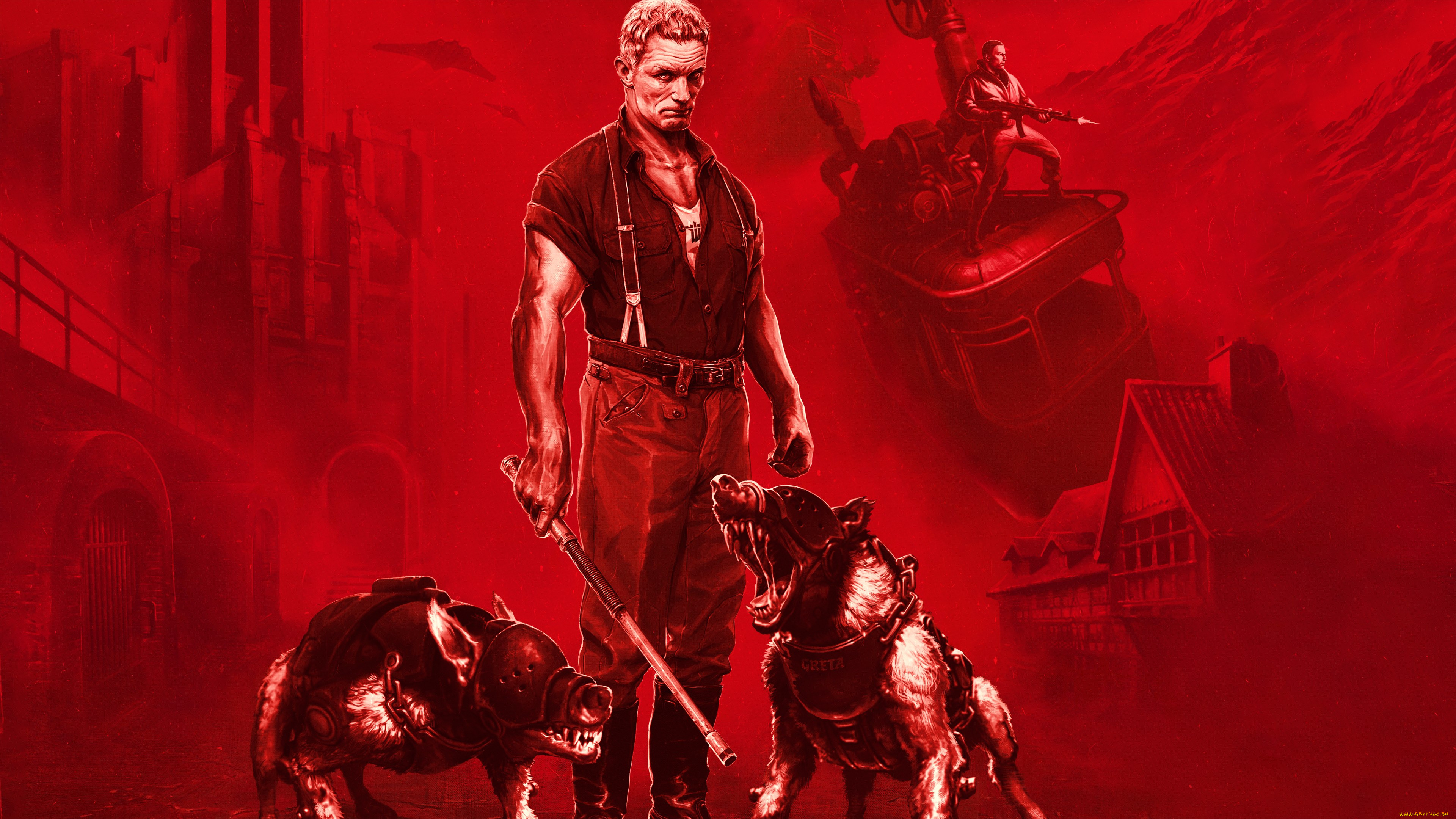  , wolfenstein,  the old blood, , action, the, old, blood